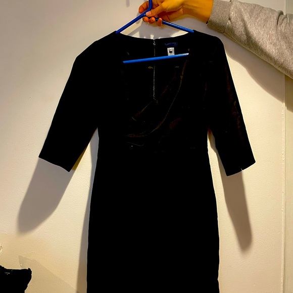 Jcrew black dress 3/4 length - Picture 1 of 3